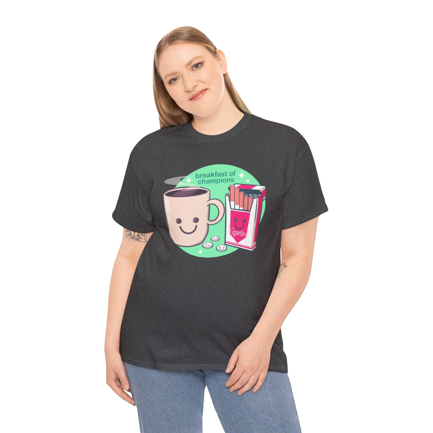 Breakfast of Champions Unisex Heavy Cotton Tee