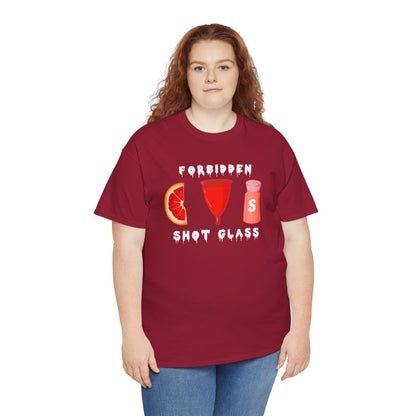 Forbidden Shot Glass Unisex Heavy Cotton Tee