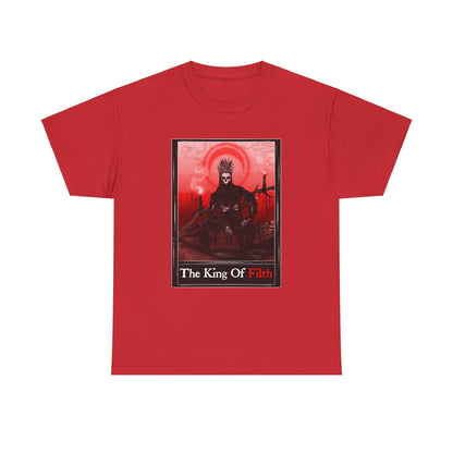 King Of Filth Tarot (Front & Back Print) Unisex Heavy Cotton Tee