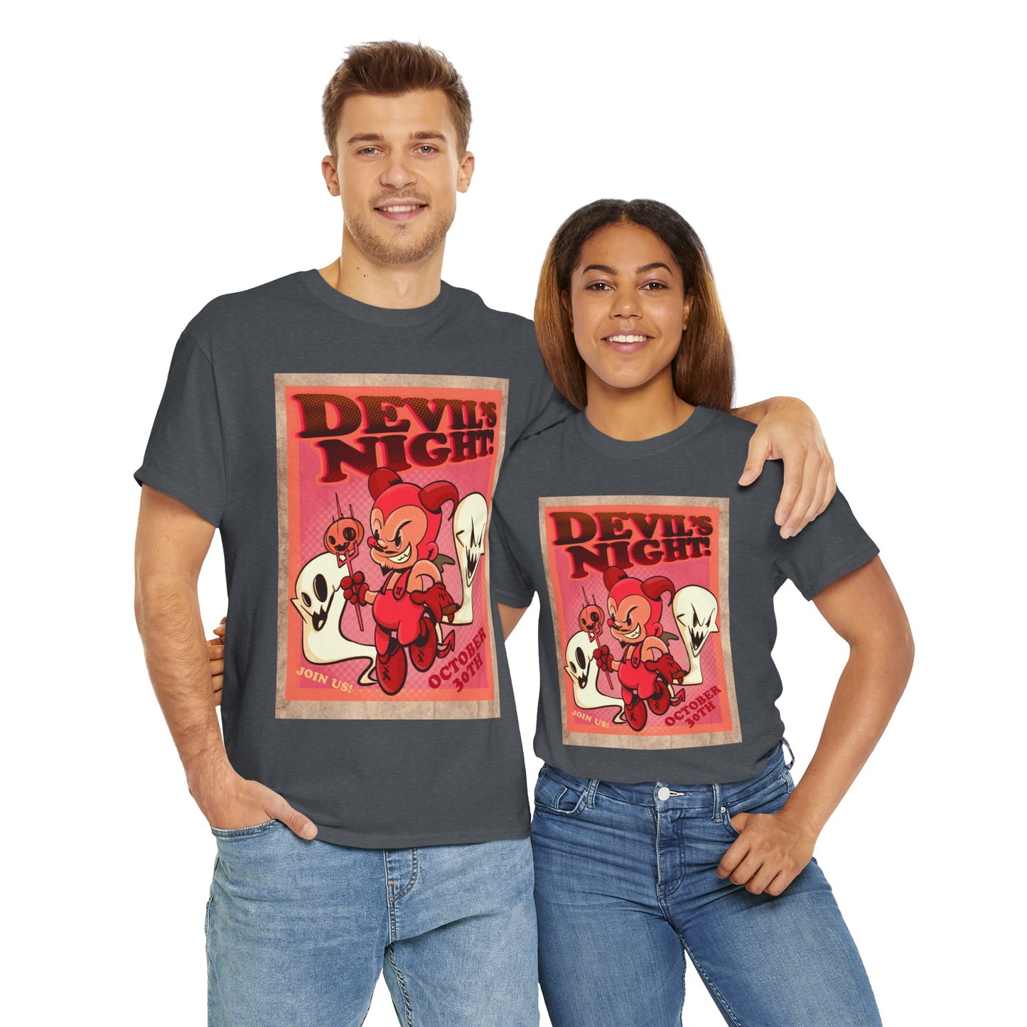 Devil's Night Unisex Heavy Cotton Tee