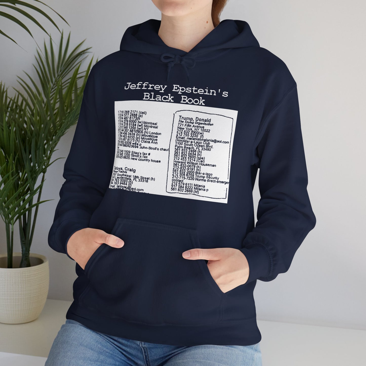 Little Black Book Page 85 Unisex Heavy Blend Hooded Sweatshirt