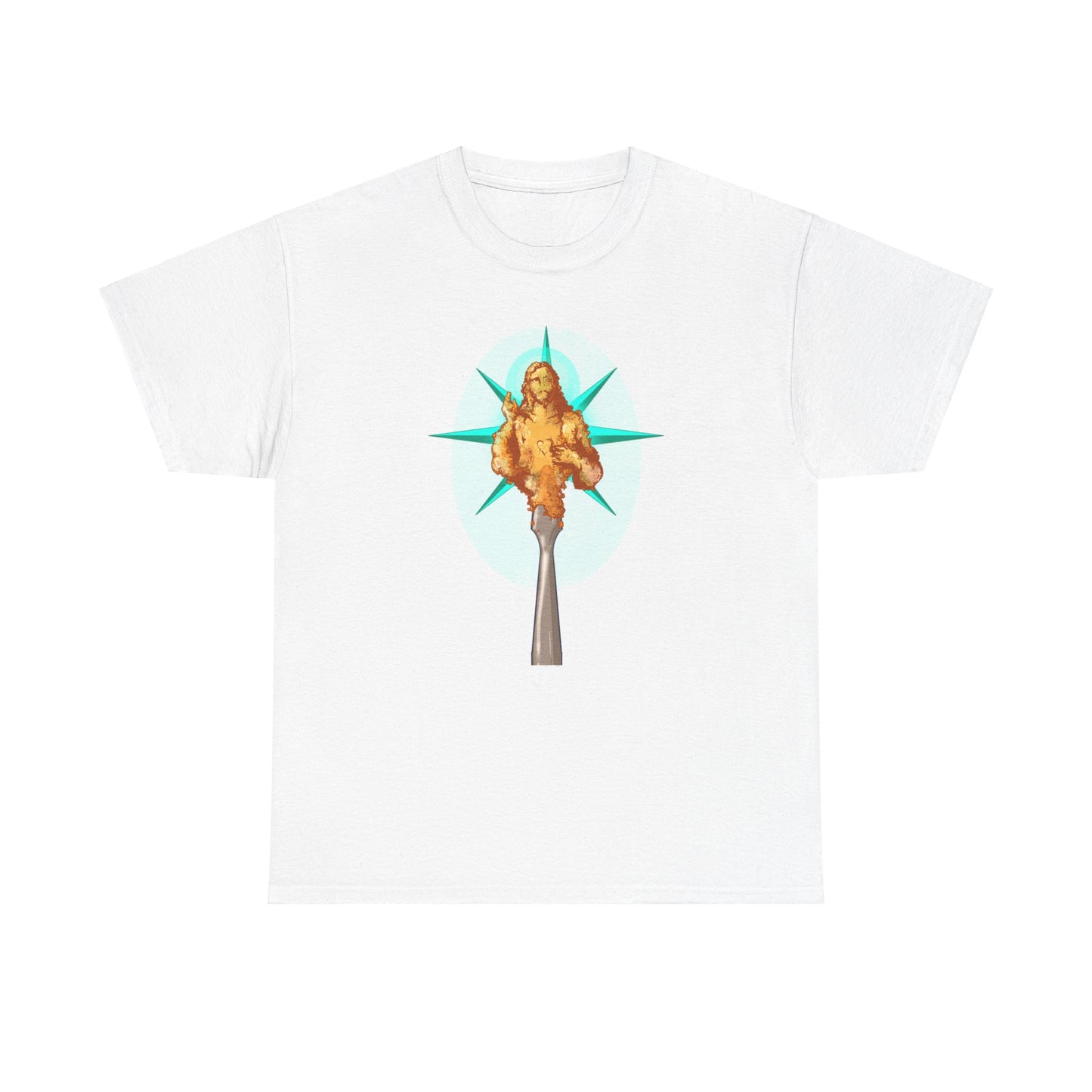 He Is Resin Unisex Heavy Cotton Tee