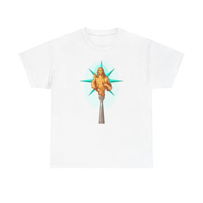He Is Resin Unisex Heavy Cotton Tee