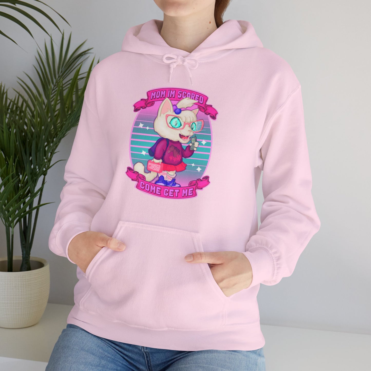 Mom I'm Scared Unisex Heavy Blend Hooded Sweatshirt