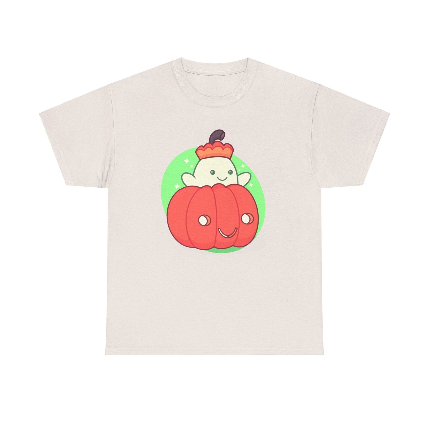 Pumpkin Ghost Unisex Heavy Cotton Tee