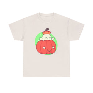 Pumpkin Ghost Unisex Heavy Cotton Tee