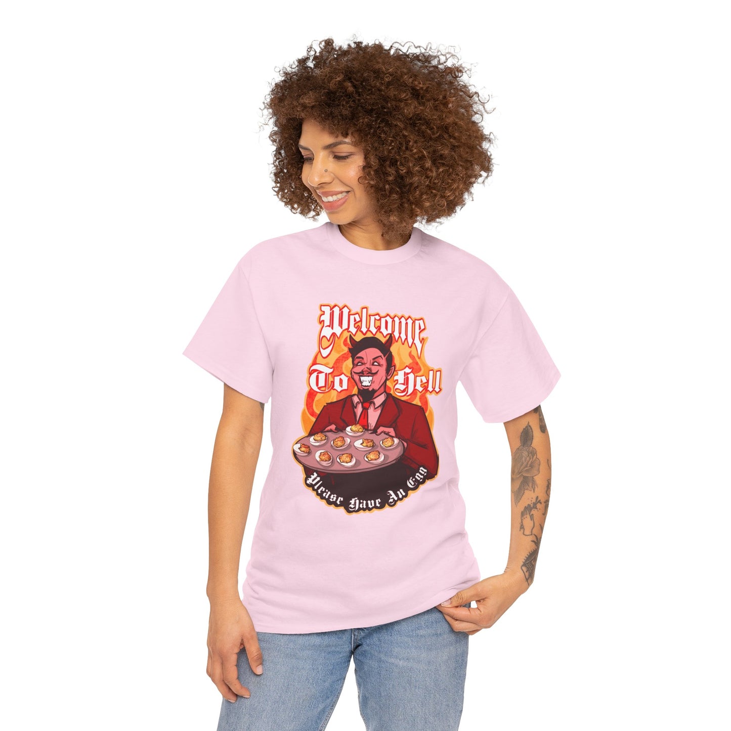Deviled Eggs Unisex Heavy Cotton Tee