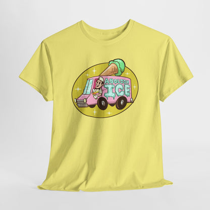 Ice Cream Truck Unisex Heavy Cotton Tee