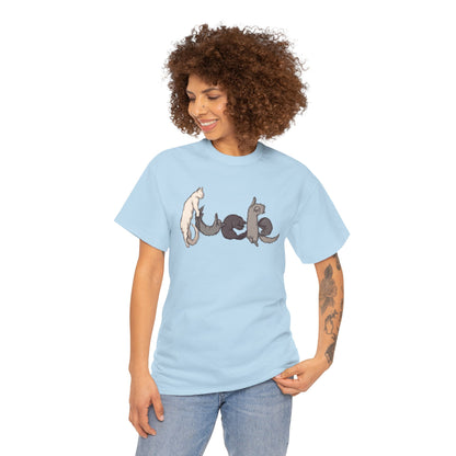 Sleeping Cats Unisex Heavy Cotton Tee