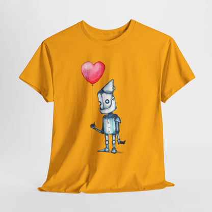 Tinman Gets A Heart Unisex Heavy Cotton Tee