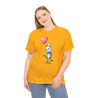 Tinman Gets A Heart Unisex Heavy Cotton Tee