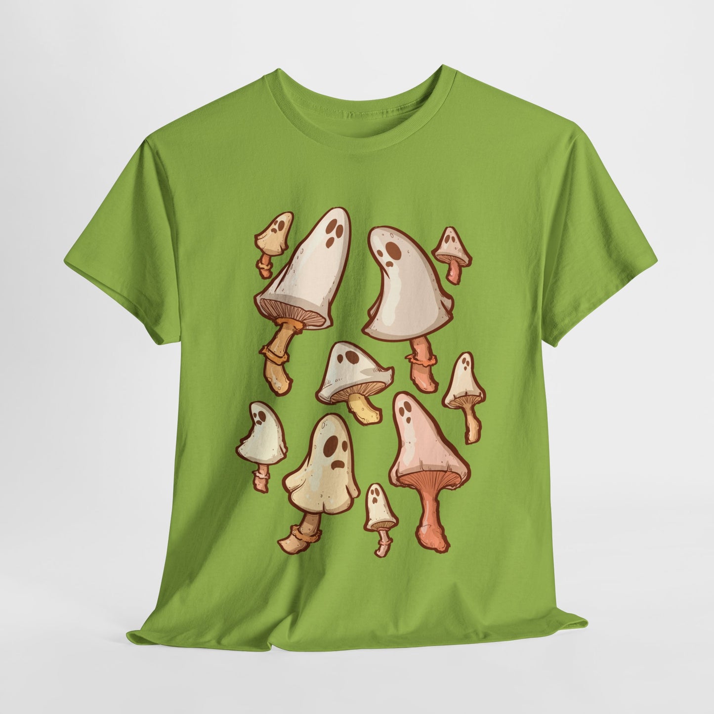 Spooky Mushrooms Unisex Heavy Cotton Tee