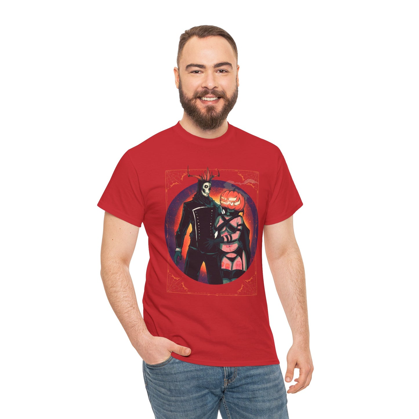 Pumpkin King & Queen Unisex Heavy Cotton Tee