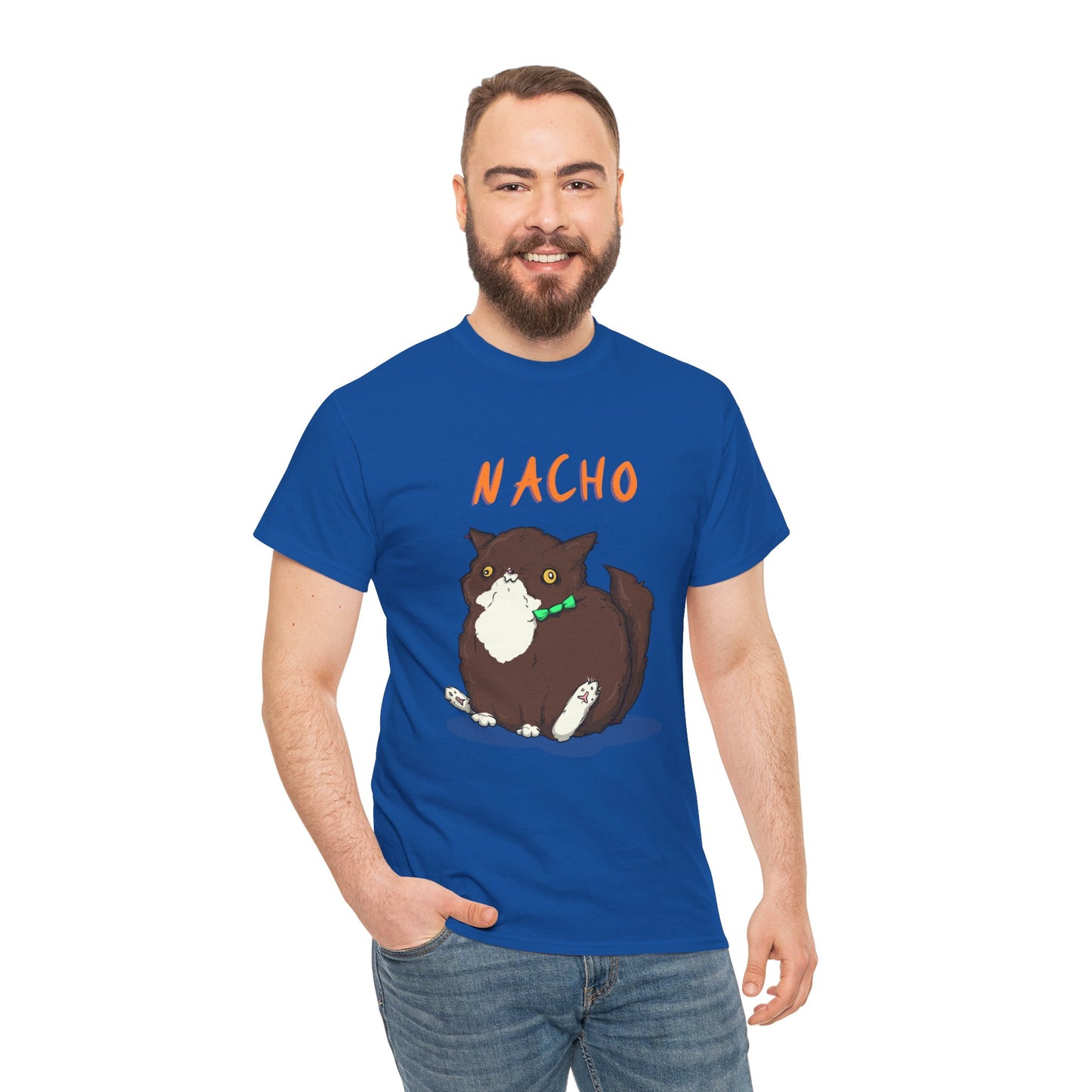 Nacho The Cat Unisex Heavy Cotton Tee