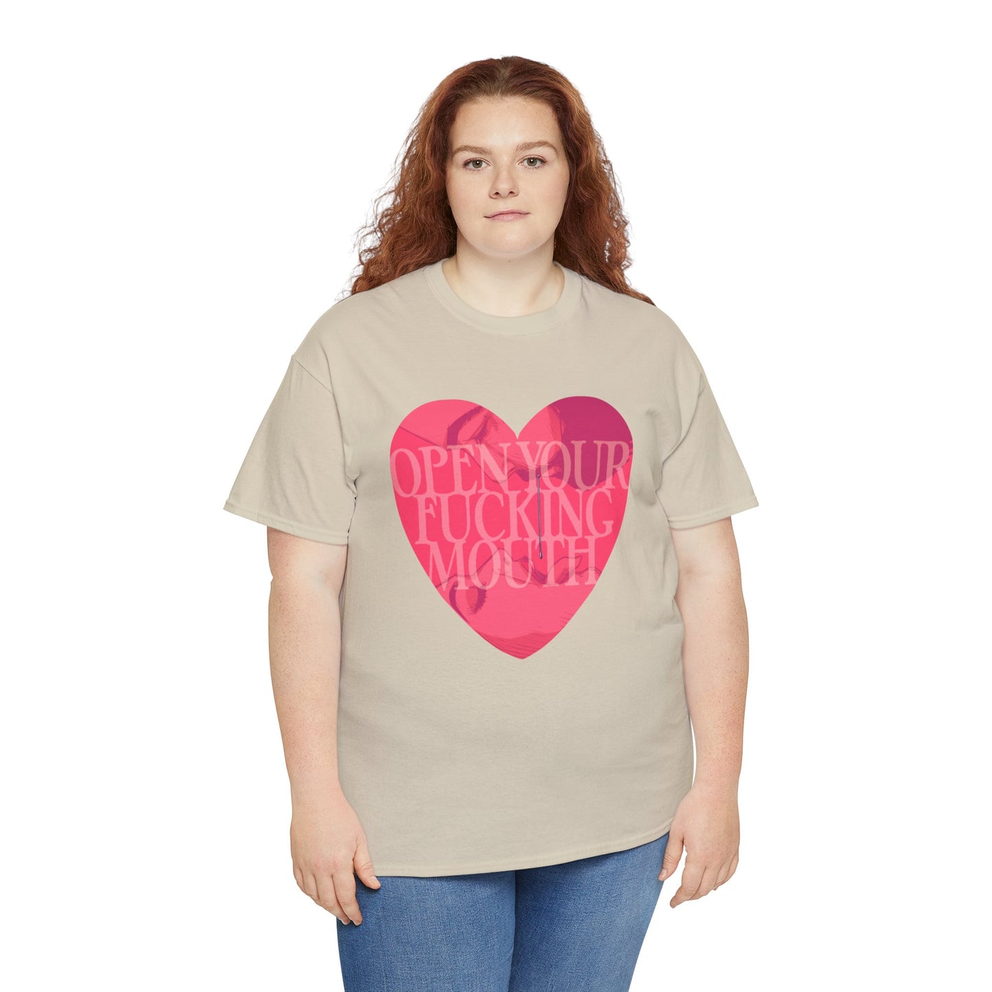 Open Your Mouth Unisex Heavy Cotton Tee