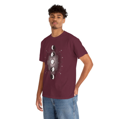 Cat Phases Unisex Heavy Cotton Tee