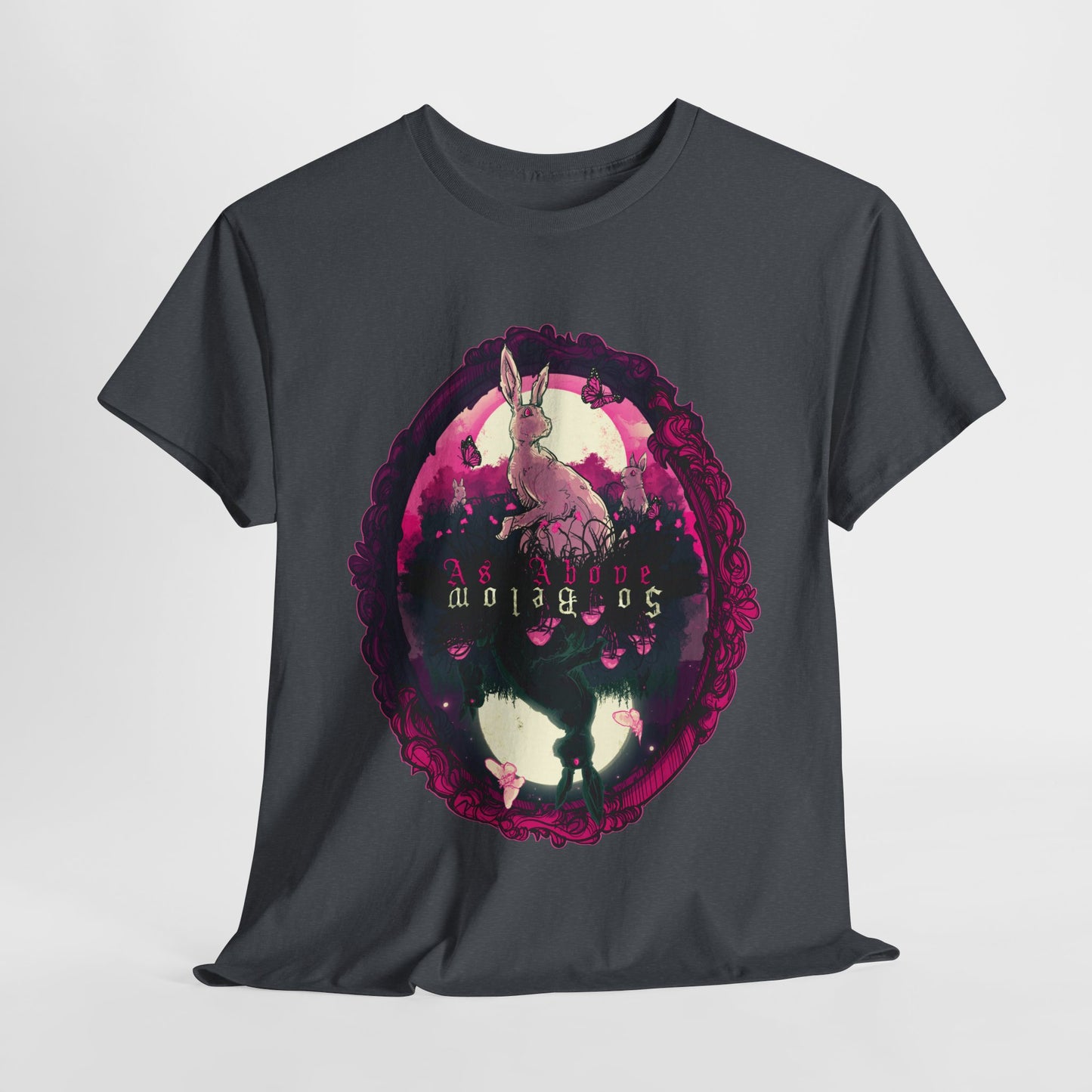 As Above So Below Spring Unisex Heavy Cotton Tee