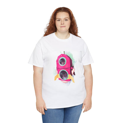 Cats In Space Unisex Heavy Cotton Tee