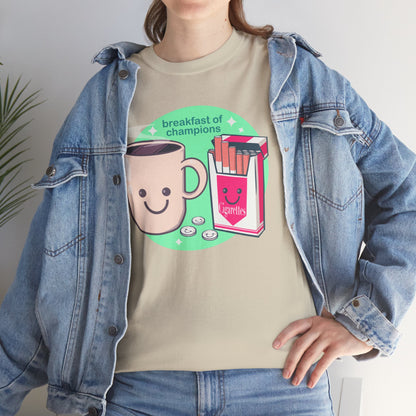 Breakfast of Champions Unisex Heavy Cotton Tee
