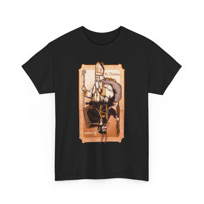 As Above So Below St Nick x Krampus Unisex Heavy Cotton Tee