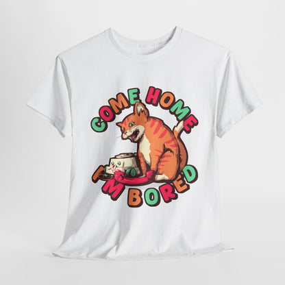 Bored Cat Unisex Heavy Cotton Tee