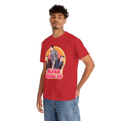 Never Grow Up Unisex Heavy Cotton Tee