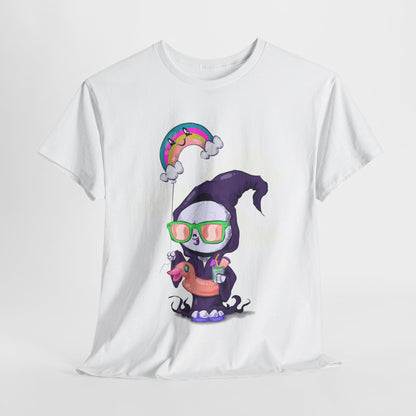 Death On Vacation Unisex Heavy Cotton Tee
