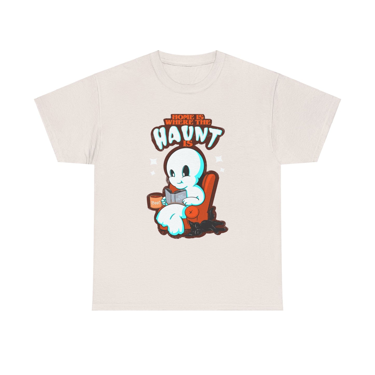 Home Is Where The Haunt Is Unisex Heavy Cotton Tee