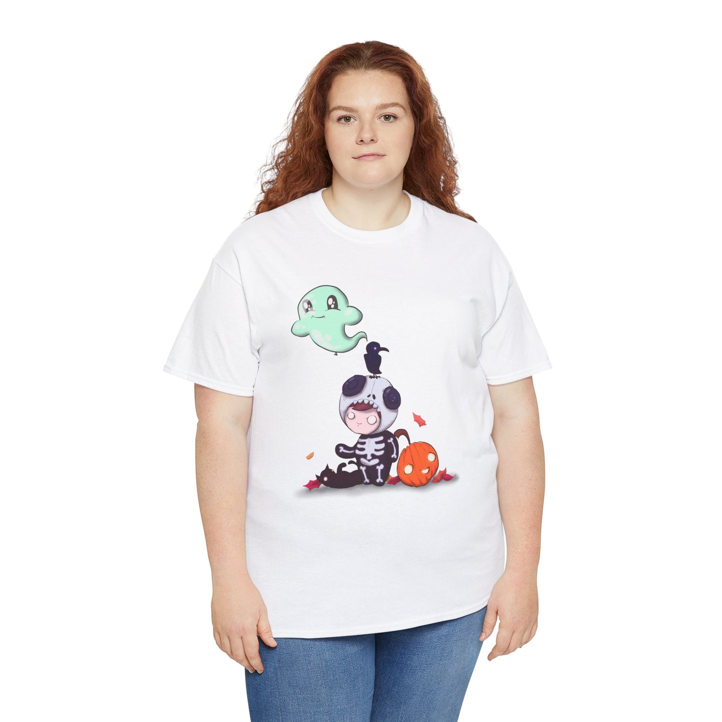 Halloween Boy Unisex Heavy Cotton Tee