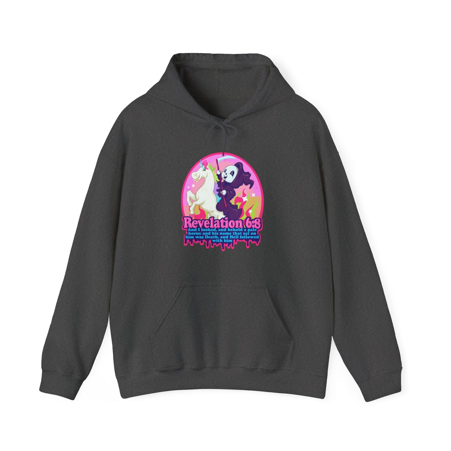 Revelation 6:8 Unisex Heavy Blend Hooded Sweatshirt