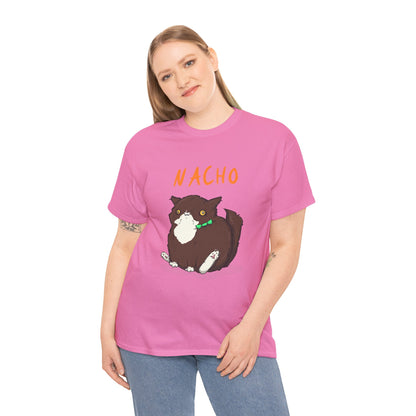 Nacho The Cat Unisex Heavy Cotton Tee