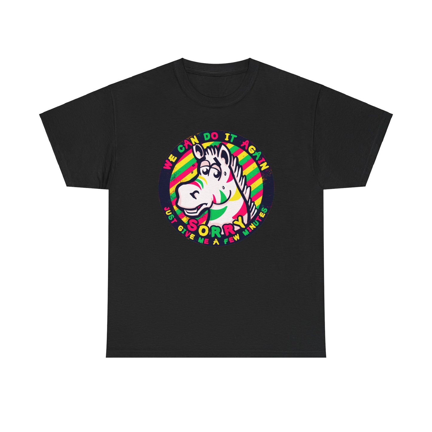 Premature Zebra Unisex Heavy Cotton Tee