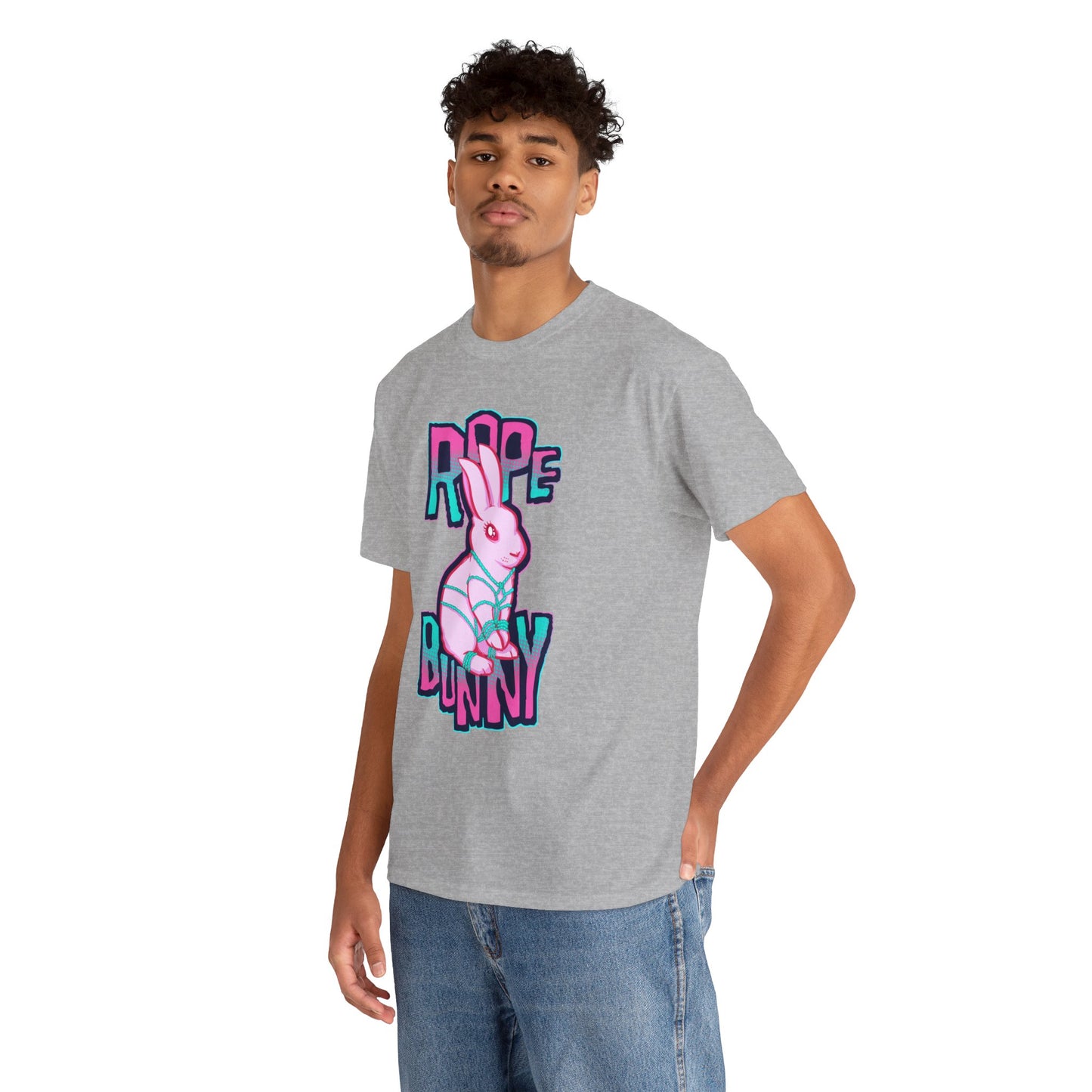 Rope Bunny Unisex Heavy Cotton Tee