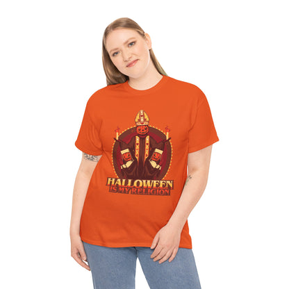 Halloween Is My Religion Unisex Heavy Cotton Tee