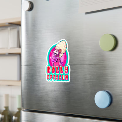 Dolly Opossum Kiss-Cut Vinyl Decal