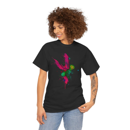 Watercolor Hummingbird Unisex Heavy Cotton Tee