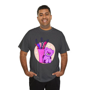 Valentines Bear Unisex Heavy Cotton Tee