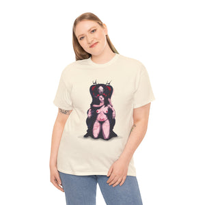 Deer Daddy Series 7: Daddy v Demoni  Unisex Heavy Cotton Tee