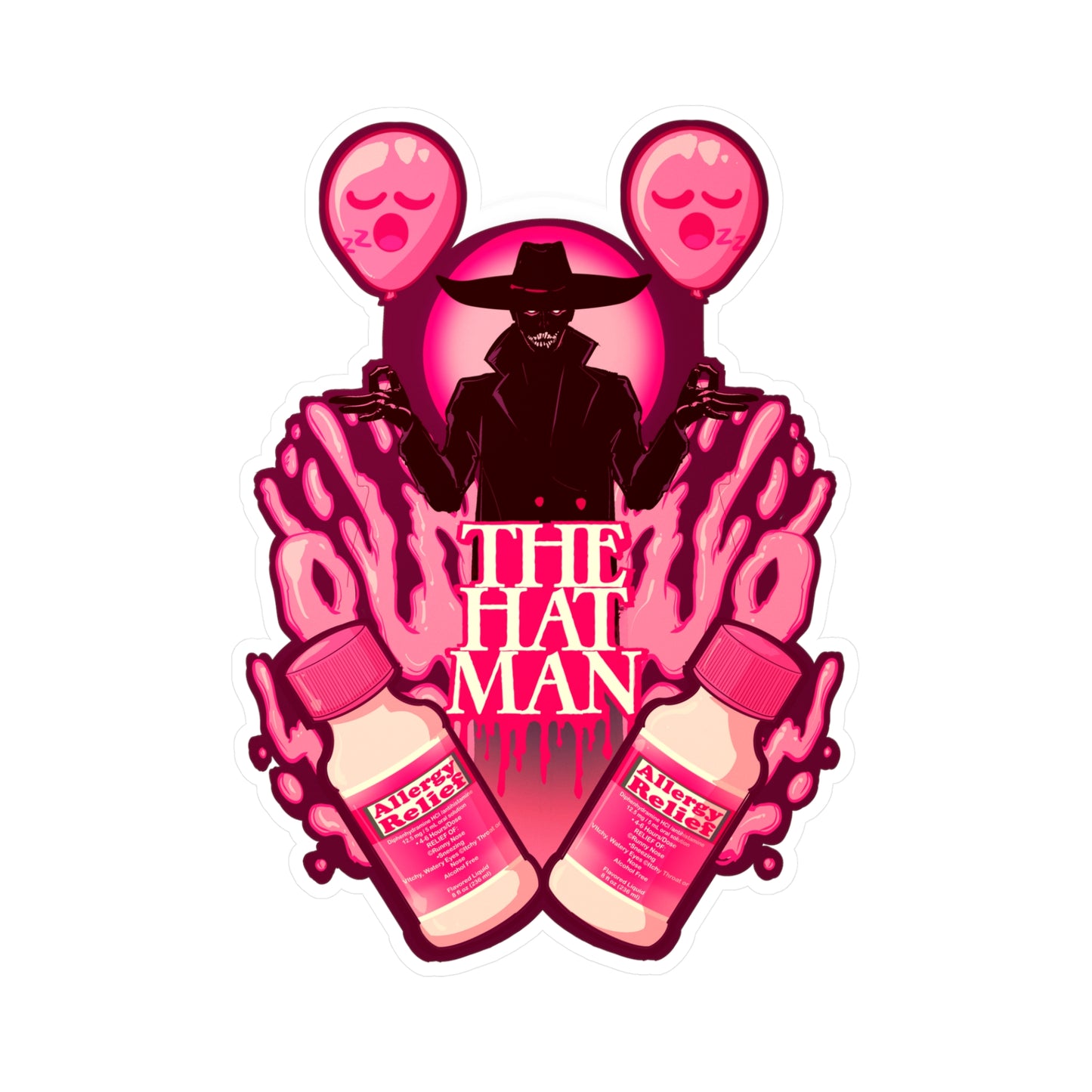 The Hat Man Kiss-Cut Vinyl Decal