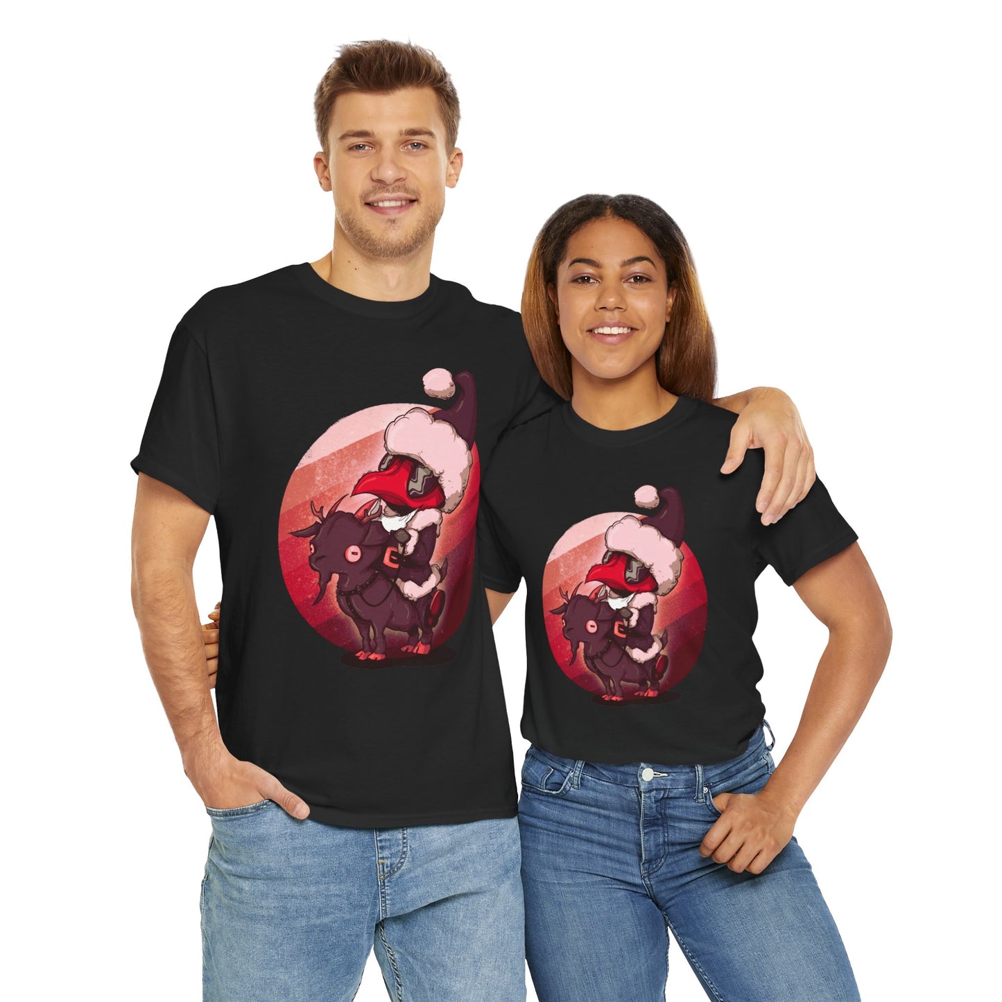 Plague Doctor Santa Unisex Heavy Cotton Tee