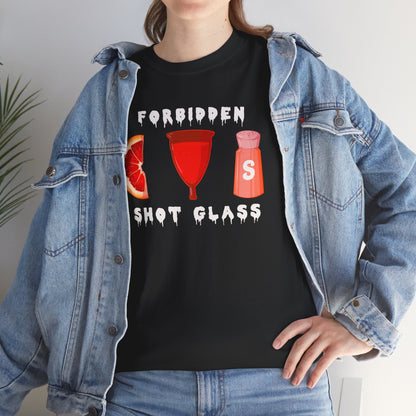 Forbidden Shot Glass Unisex Heavy Cotton Tee