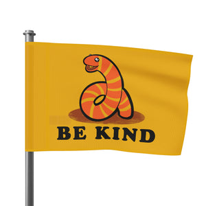 Be Kind Worm Flag