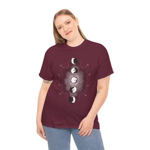 Cat Phases Unisex Heavy Cotton Tee