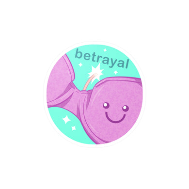 Betrayal Kiss-Cut Vinyl Decal