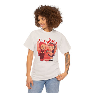 Love Is Hell Unisex Heavy Cotton Tee