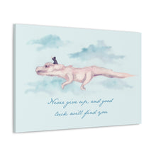 Never Give Up Canvas Gallery Wrapped Art Print