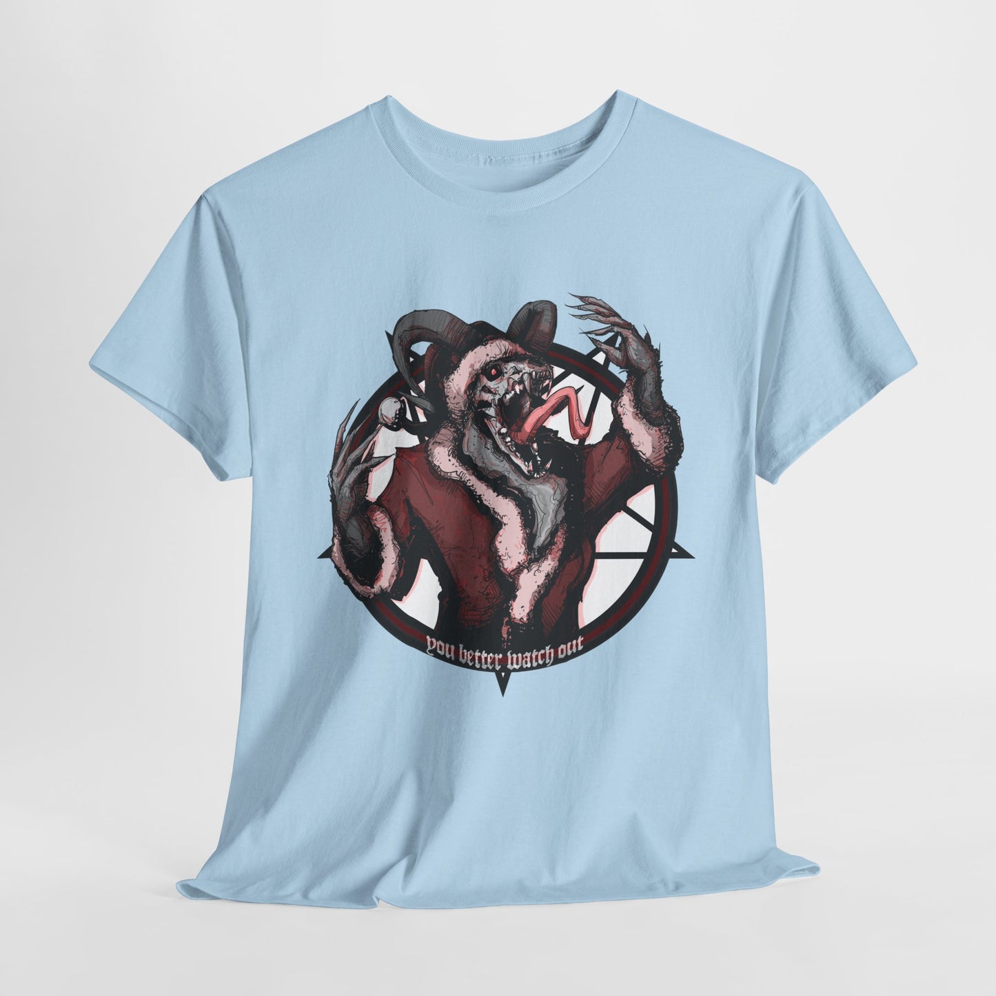 You Better Watch Out Unisex Heavy Cotton Tee