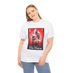 The Nurse Tarot  (Front & Back Print) Unisex Heavy Cotton Tee