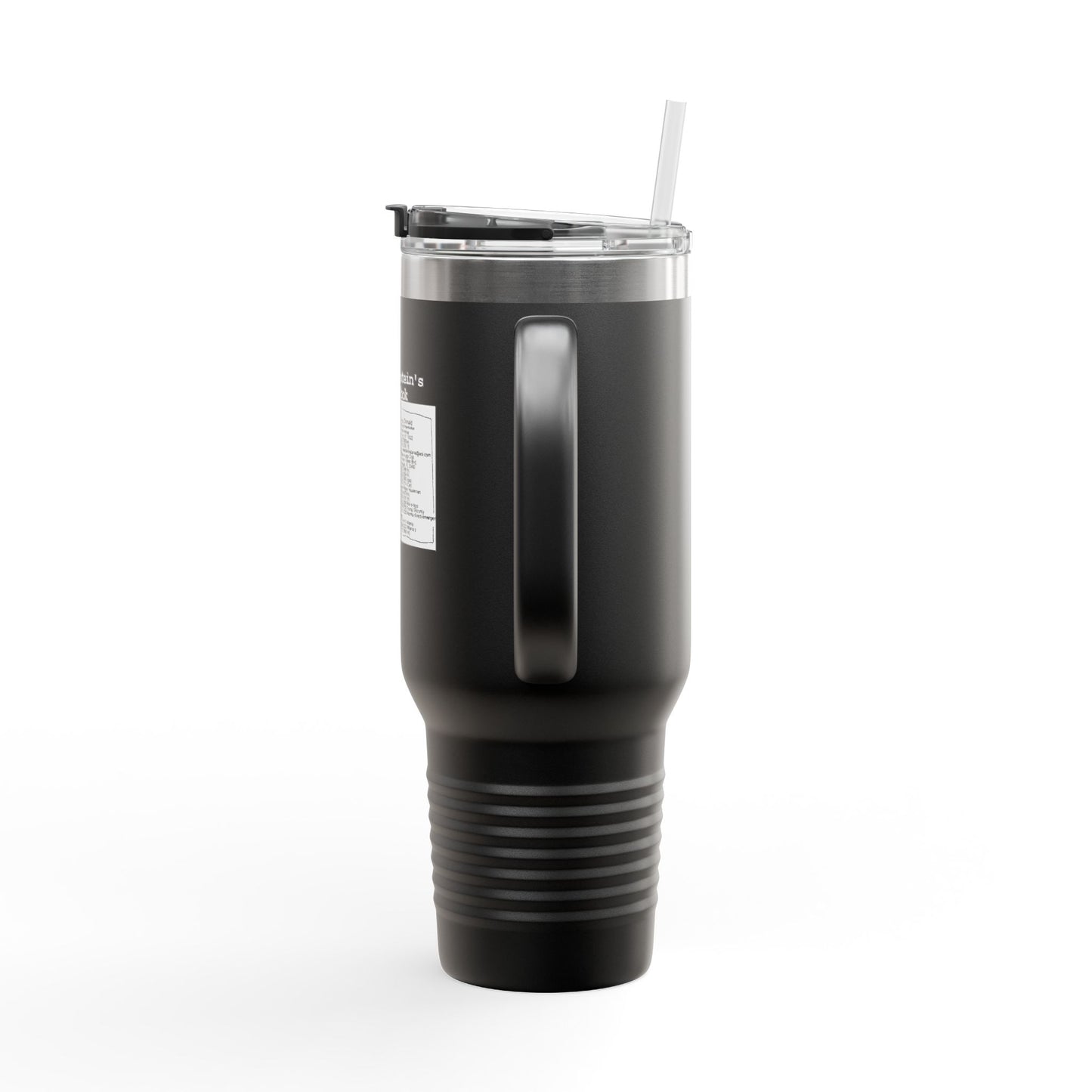 Little Black Book Page 85 Insulated Travel Mug, 40oz