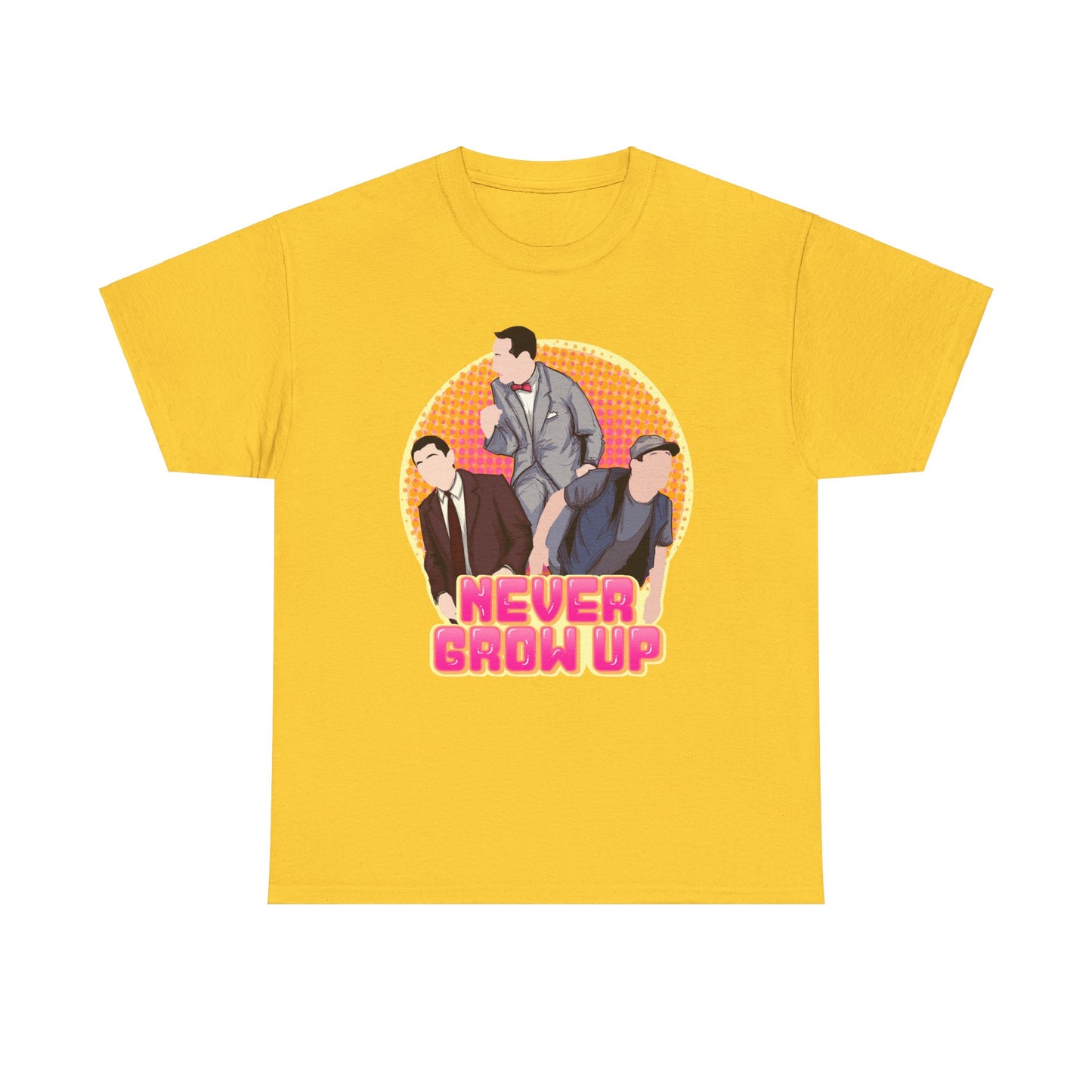Never Grow Up Unisex Heavy Cotton Tee